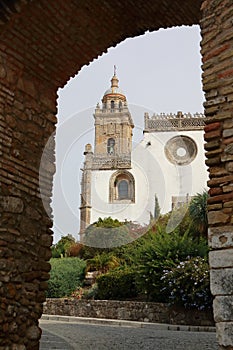 The Parish Church of Santa Maria La Mayor La Coronada is located in the square of the same name, in the town of Medina Sidonia, Sp photo