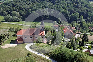 Church of St. Leopold Mandic in Orehovica, Croatia