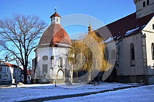 Parish Church of St. Michael the Archangel in Skalica,Gothic church from the 14th century