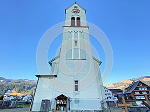 Parish Church of St. Stephan or Pfarrkirche St. Stephan, Trachslau - Canton of Schwyz, Switzerland Schweiz