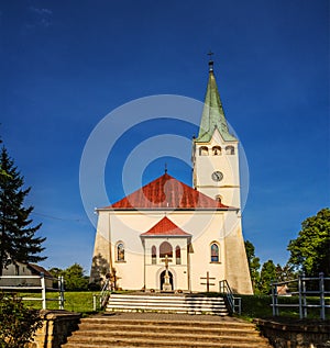 Farní kostel ve Stropkově na Slovensku