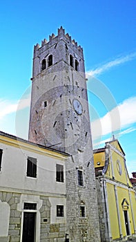 Parish Church of Sv. Stjepan and Motovun bell tower - Istria, Croatia / Zupna crkva Sv. Stjepana i motovunski zvonik - Istra