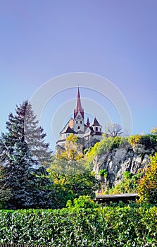 The parish and pilgrimage church (basilica) in Rankweil