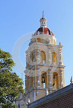 Belfry of the Parish of santa maria natividad in atlixco, puebla II photo