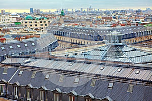 Parisian attics and roofs photo