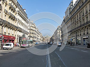 Parisian avenue photo