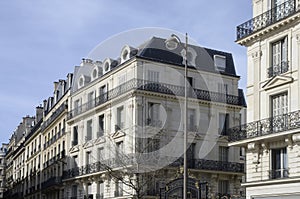 Parisian residential buildings