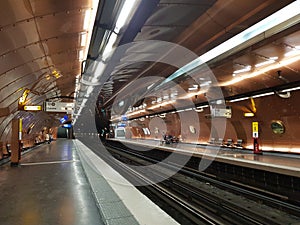 Parisian subway Art et Metiers