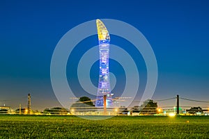 The park in Aspire zone in Doha Qatar