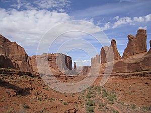 Park Avenue in Arches National.