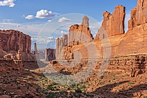 Park Avenue In Arches National Park