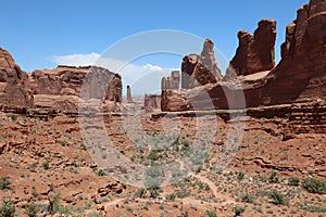 Park Avenue in Arches National Park