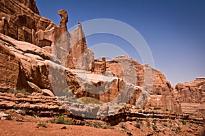 Park avenue, Arches National park, Utah