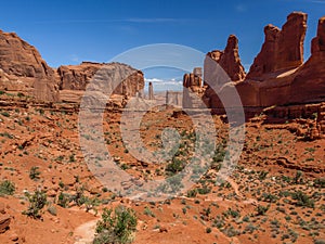 Park Avenue, Arches National Park, Utah, USA