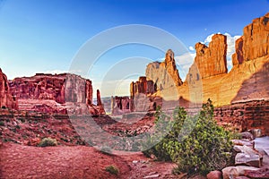 Park Avenue Section Arches National Park Moab Utah