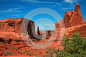 Park Avenue Section Arches National Park Moab Utah