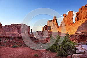 Park Avenue Section Arches National Park Moab Utah