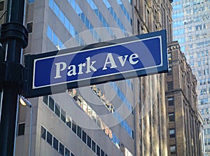 Park Avenue in New York City photo