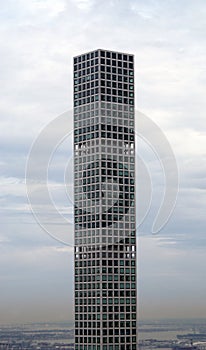 Close up view of 432 Park Avenue Tower in New York City