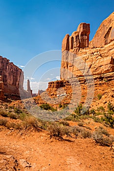 Park Avenue trail in Arches