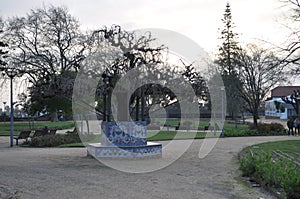 Park bench - SantarÃ©m - Portugal