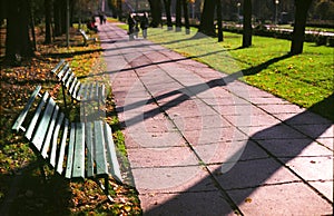 Park benches