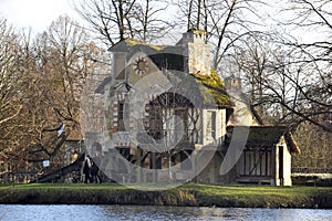 The park of the castle of Versailles