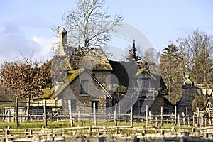 The park of the castle of Versailles