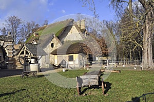 The park of the castle of Versailles
