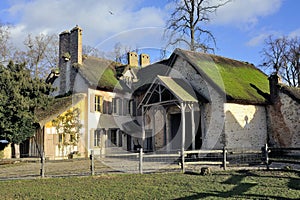 The park of the castle of Versailles
