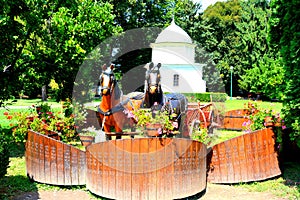 Park of Cathedral of Curtea de Arges - early 16th century