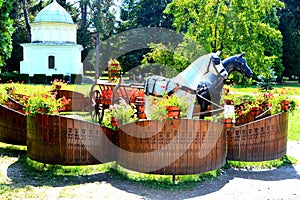 Park of Cathedral of Curtea de Arges - early 16th century