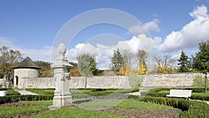 The park of Cerveny Kamen castle