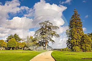 Park Chaumont-sur-Loire castle in France