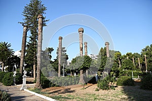 Park in Chios Island, in Greece