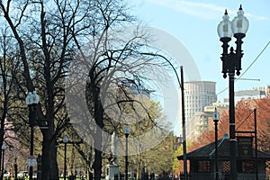 Park in city of Boston,