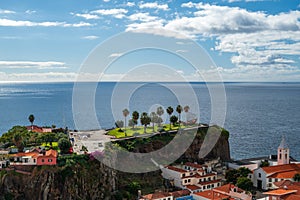 Park on a cliff in Camara de Lobos