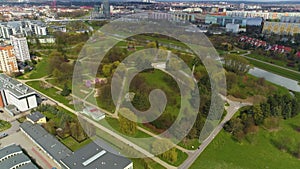 Park Of Culture And Leisure Rzeszow Park Kultury Aerial View Poland