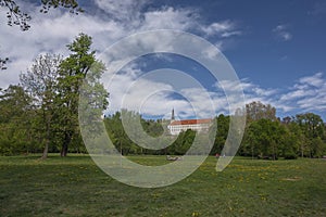 Park in the Czech Republic in the city of Decin