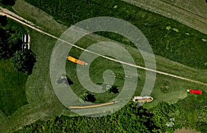 park for dogs. training ground for dogs. Tunnels and beams,