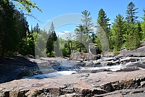 Park of the Doncaster river in southern Quebec