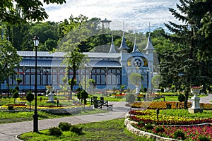 Park `Flower-garden` - one of the most beautiful and favorite places of the resort of Pyatigorsk