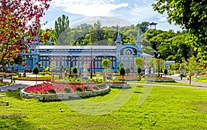 Park `Flower-garden` - one of the most beautiful and favorite places of the resort of Pyatigorsk