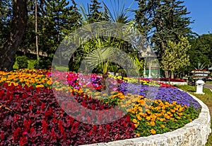 Park `Flower-garden` in Pyatigorsk