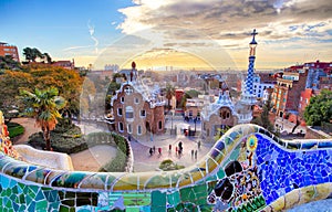 Park Guell, Barcelona photo