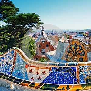 Park Guell, Barcelona - Spain photo