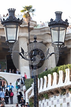 park guell barcelona spain