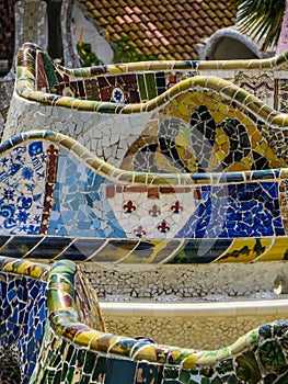 Park GÃ¼ell, mosaic work