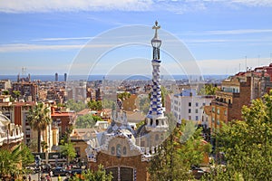 Park GÃ¼ell (Park Guell) in Barcelona