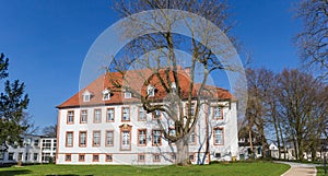 Park and historic mansion Reckenburg in Wiedenbruck